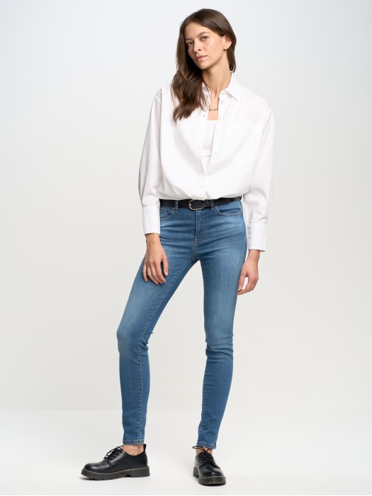 Dámske skinny nohavice jeans ADELA 296